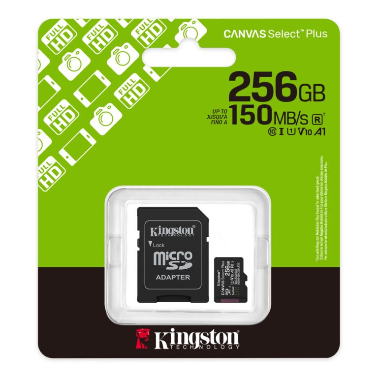 Kingston SDCS3 256GB Micro SD Canvas Select Plus 10 Hafıza Kartı  (SDCS3/256GB) - Bbi.Isl.Dep.Sd.0025