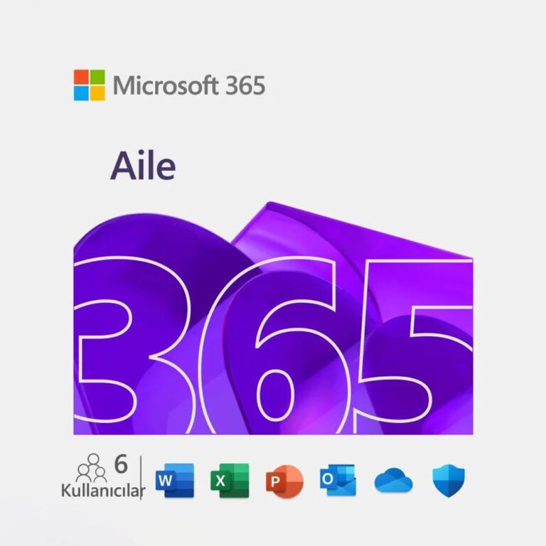 MS 365 AILE 32/64BIT TR/ENG 6 Kullanıcı 1 Yıllık Lisans ESD - EP2-32296