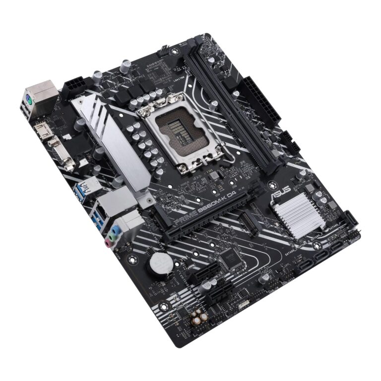 Asus PRIME B660M-K D4 LGA1700P DDR4 Ses+GLan HDMI D-Sub M2 USB3.2 mATX - 90MB1950-M1EAY0