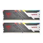 Patriot Viper Venom 32GB (2x16GB) DDR5 6000MHz CL36 RGB Gaming PC Ram [PVVR532G6 - PVVR532G600C36K