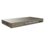 TENDA TEG5328XP-24-410W 24GE PoE Port (370W), 4x10G SFP+ L3 Yönetilebilir Switch / TEG5328XP-24-410W-KAR64964 - Görsel 2