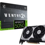 MSI 8GB GEFORCE RTX 5050 8G VENTUS 2X OC GDDR6 [128Bit]  PCIE 5.0 1xHDMI 3xDP - RTX 5050 8G VENTUS 2X OC