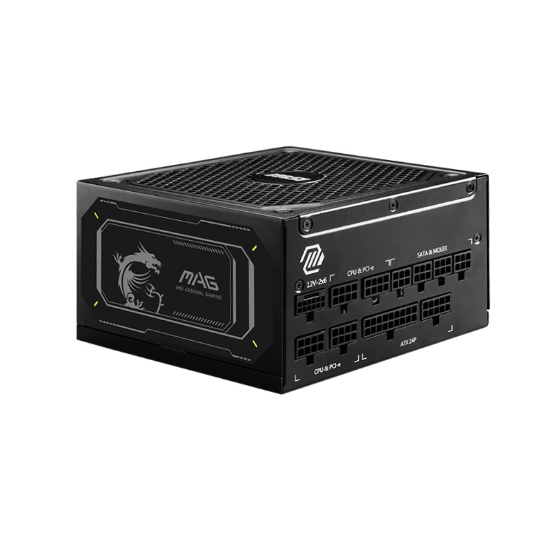 MSI MAG A1000GL PCIE5 II 1000W 80+ Gold Power Supply- MAG A1000GL PCIE5 II MSI MAG A1000GL PCIE5 II 1000W 80+ Gold Power Supply - MAG A1000GL PCIE5 II