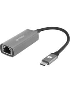 S-LINK SW-U336 Gri Metal Type-C to RJ45 10/100/1000Mbps Gigabit Adaptör - SW-U336