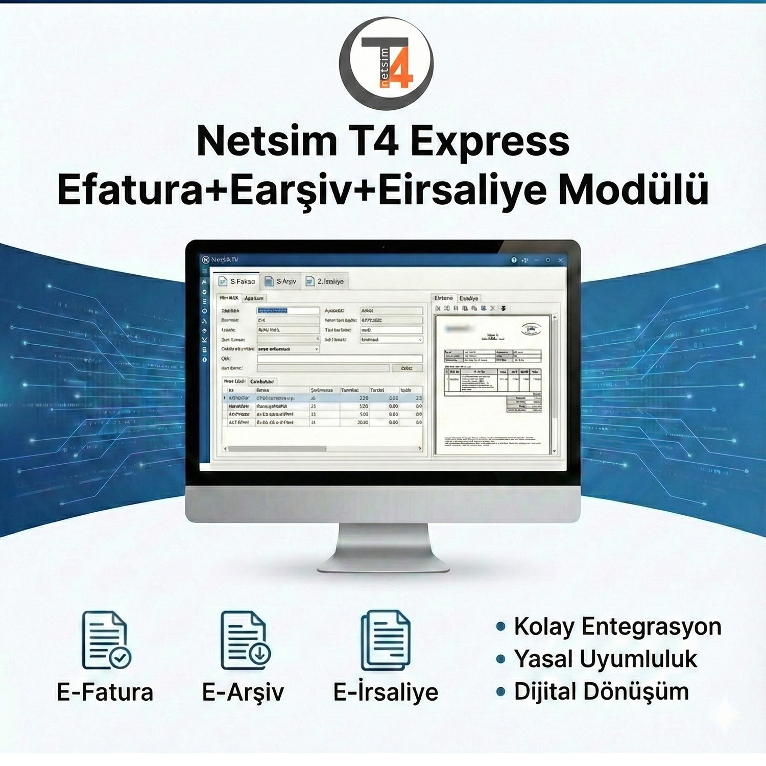 NETSİM T4 Express İçin 1 Kullanıcı Artırımı- NETEXPRESS1 NETSİM T4 Express İçin 1 Kullanıcı Artırımı - NETEXPRESS1