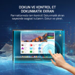 15.6" Ezcool Lite E15T 4Ms 60Hz FHD Touch HDMI USB Type-C Monitör - LITE E15T