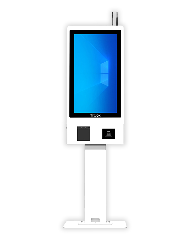 Tiwox Kiosk K-3250W 32" i7 5.Nesil 16GB RAM 256 SSD 2D Okuyucu Pos PC (Beyaz) - Otv.Pos.Ter.0092