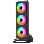 GameBooster Blade 360B ARGB Fanlı LGA1700/AM5 Uyumlu 360mm CPU Sıvı Soğutma Siya - Blade 360B