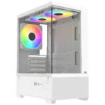 PowerBoost PB-M5001W 500W 3x12cm Rainbow Fanlı USB 3.0 M-ATX Gaming Beya Kasa - PB-M5001W