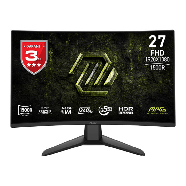 27" MSI MAG 274CF X24 0.5ms 240Hz FHD HDMI DP VA Curved Gaming Monitör - MAG 274CF X24