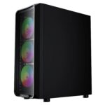 GameBooster Round A650B 600W APFC USB 3.0 Mesh 4*12cm Rainbow Mid-T ATX Kasa - A650B