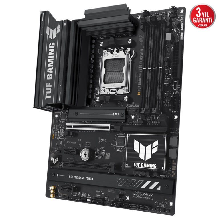Asus TUF GAMING B850-PLUS WIFI AM5 DDR5 Ses+2.5GLan HDMI DP 3xM2 USB3.2 ATX - 90MB1J30-M0EAY0