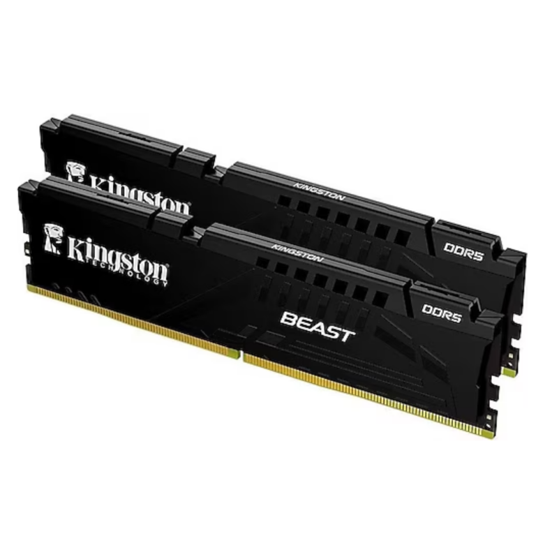 KINGSTON Beast Black Expo DDR5 32GB (16x2) 6000MHz CL36 Soğutuculu PC Performans - KF560C36BBE2K2-32TR