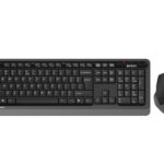 A4 Tech FG1035 2.4G FN-Multimedya Q Klavye+Optik Mouse 2000D Kablosuz Gri - Bbi.Isl.Klv.Sew.0020