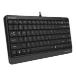 A4 TECH FK11 Q TR MM Mini USB Kablolu Klavye / FK11 Q USB GREY-KAR57112 - Görsel 3