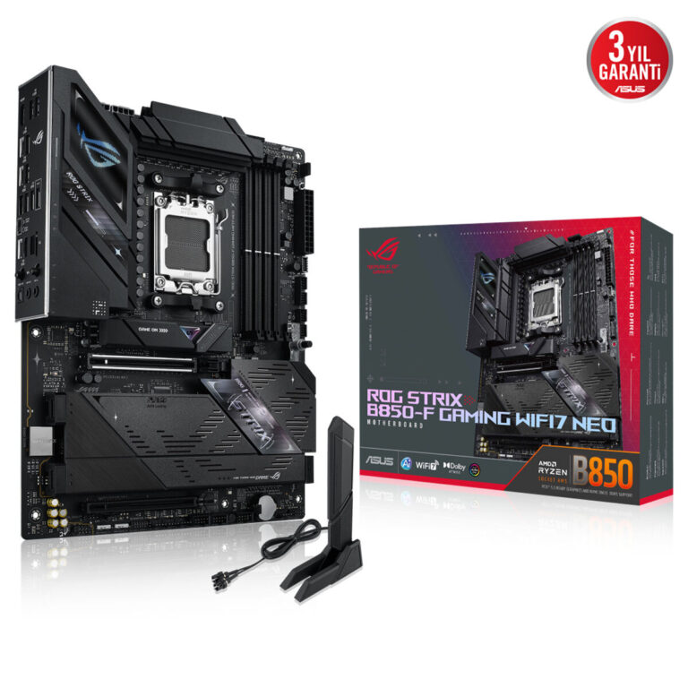 Asus ROG STRIX B850-F GAMING WIFI7 NEO AMD B850 DDR5 M.2 HDMI/USB-C PCI 5.0 AM5 - Bbi.Isl.Ank.Amd.0102