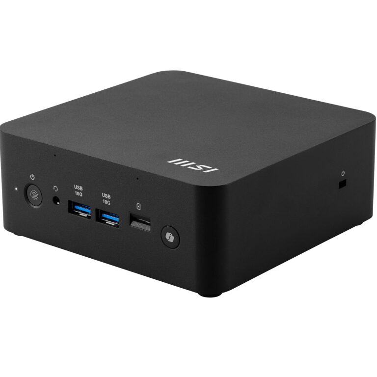 MSI CUBI NUC AI+ 2MG-001EU [U7-258V] 32GB 1TB SSD OB VGA W11P Mini PC Siyah - CUBI NUC AI+ 2MG-001EU