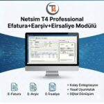 NETSİM T4 Pro Efatura+Earşiv+Eirsaliye 1 Kullanıcı +1000 kontör - NETPRO