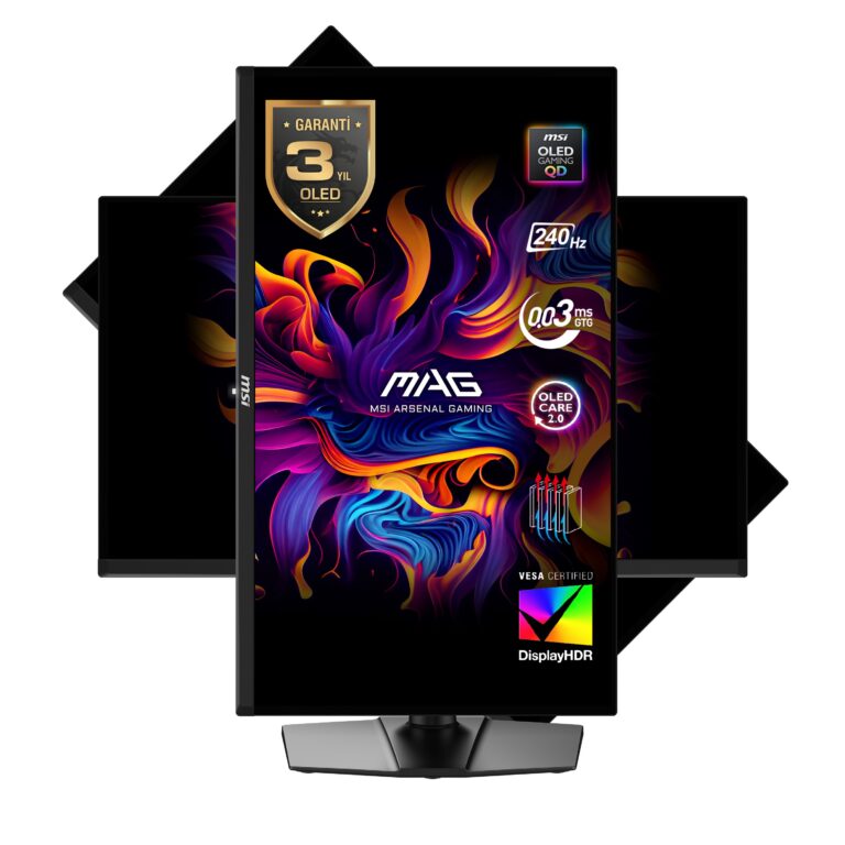 26.5" MSI MAG 271QP QD-OLED X24 0.03ms 240Hz 2560x1440 2xHDMI DP Pivot Gaming Mo - MAG 271QP QD-OLED X24