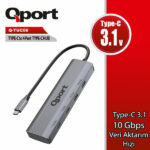 Qport Q-TUC06 Type-C To 4 Port Type-C Çoklayıcı - Q-TUC06