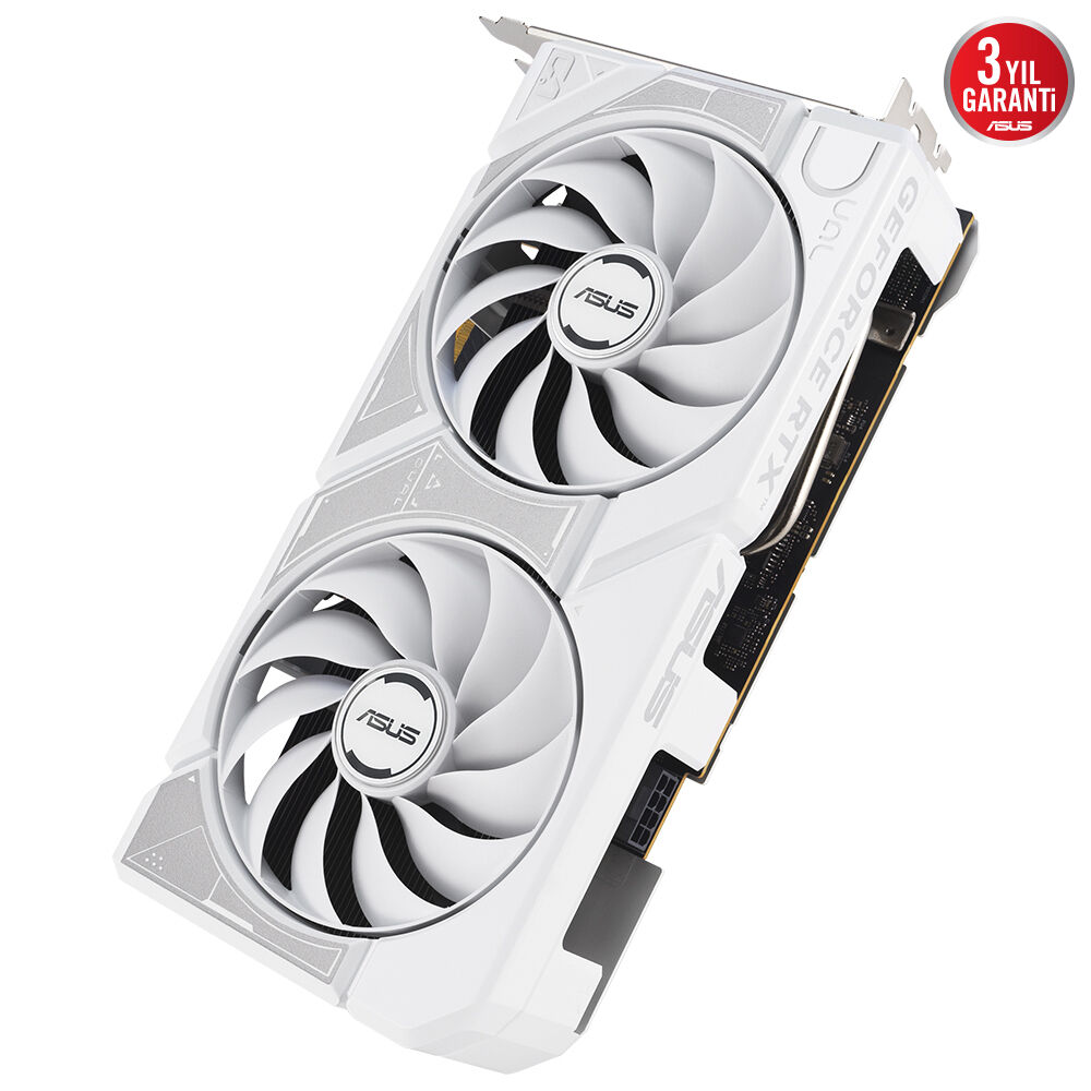 Asus 8GB DUAL-RTX5060-O8G-WHITE GDDR7 128Bit HDMI 3xDP- 90YV0N15-M0NA00 Asus 8GB DUAL-RTX5060-O8G-WHITE GDDR7 128Bit HDMI 3xDP - 90YV0N15-M0NA00