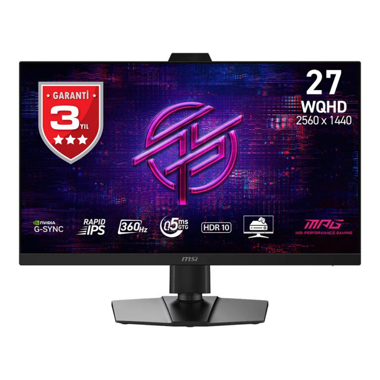 27" MSI MPG 272QRF X36 0.5ms 360Hz 2560x1440 IPS HDMI DP Siyah Pivot Gaming Moni - MPG 272QRF X36