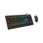 RAMPAGE KM-9858 JAZZY V2 Usb RGB Aydınlatmalı Q 12800 DPI Gaming Klavye Mouse / KM-9858 JAZZY V2-KAR64714 - Görsel 2