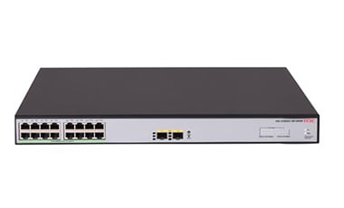 H3C Aolynk LS-1600V2-18P-HPWR-GL 16Port Gig. PoE+ Eth Switch 2*100M/1G SFP (240W - Net.Swi.Yone.0020