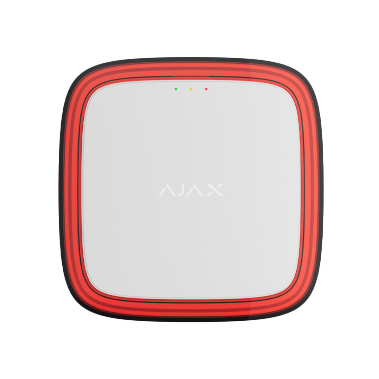 AJAX EN54 FireProtect (Sounder/VAD) Jeweller Kablosuz Flaşörlü Siren Beyaz - Guv.hir.yard.0069