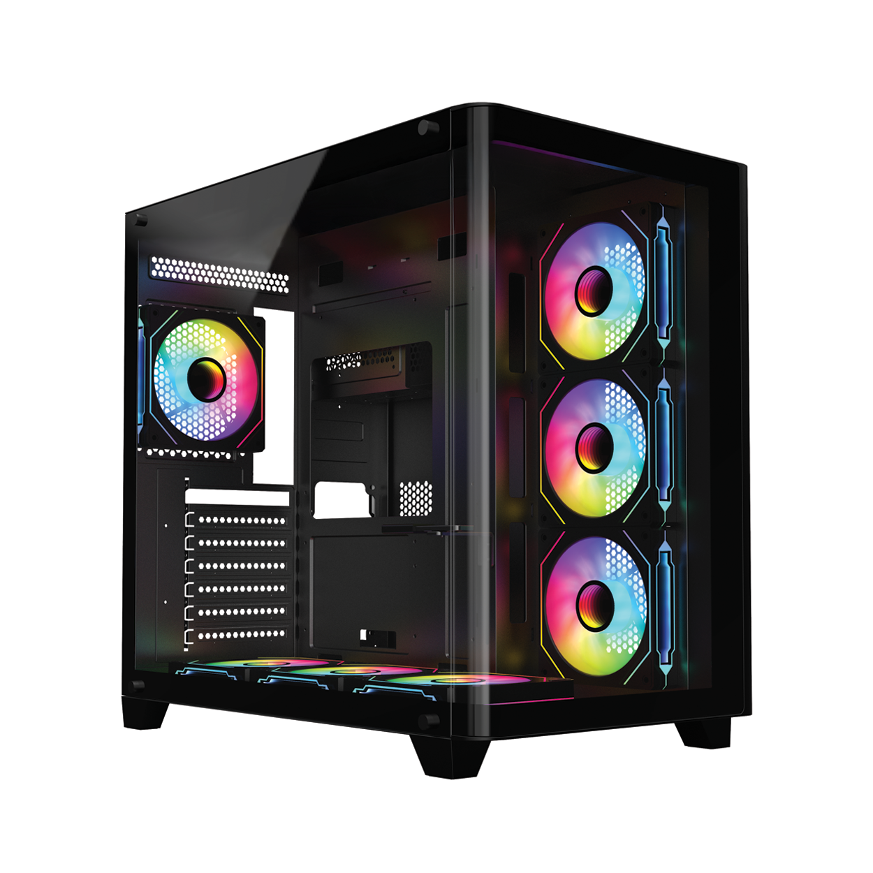FRISBY FC-9545G ARGB 750W 80+ BRONZE 7X FAN GAMING KASA- FC-9545G_750W FRISBY FC-9545G ARGB 750W 80+ BRONZE 7X FAN GAMING KASA - FC-9545G_750W
