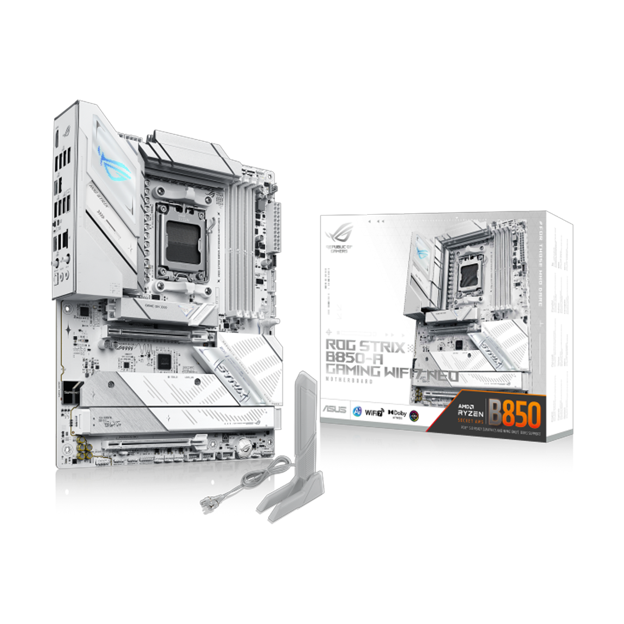 ASUS ROG STRIX B850-A GAMING WIFI7 AM5 DDR5 9000 4xM2 BT AURA RGB 5GBIT LAN ATX- 90MB1P10-M0EAY0 ASUS ROG STRIX B850-A GAMING WIFI7 AM5 DDR5 9000 4xM2 BT AURA RGB 5GBIT LAN ATX - 90MB1P10-M0EAY0