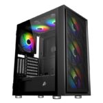 1ST Player AR7 650W 80+ ARGB MESH USB3.0 ATX Siyah Kasa - Bbi.Isl.Kas.Kas.0118