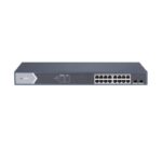 Hikvision DS-3E0518P-E/M 16Port Gigabit + 2×Sfp Poe Yönetilemez 125W Switch - DS-3E0518P-E/M