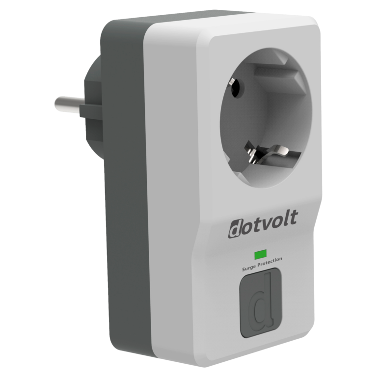 DOTVOLT Surge Hunter 1'li Kablosuz 1050 Joule 16Ah Akım Korumalı Priz - AKS-00004