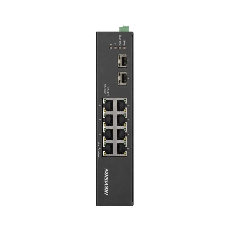 Hikvision DS-3T0510HP-E/HS 8Port Gigabit Yönetilemez Poe Harsh&Endüstriyel 110W - DS-3T0510HP-E/HS