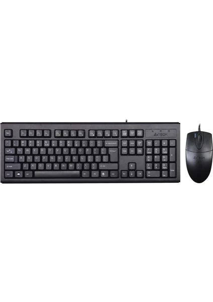 A4 Tech KM-72620D Q USB FN-Multimedya Klavye+2X Optik Mouse Set Siyah - Bbi.Isl.Klv.Susb.0012