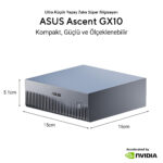 ASUS ASCENT GX10-GG0027BN GX10 128GB 4TB SSD NVIDIA DGX OS Kompakt Yapay Zeka PC / 90MS0371-M000V0-KAR64927 - Görsel 3