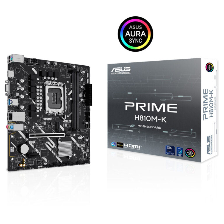Asus PRIME H810M-K H810 DDR5 M.2 USB3.2 HDMI/VGA PCI 4.0 1851p Anakart - Bbi.Isl.Ank.Int.0151