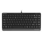 A4 TECH FK11 Q TR MM Mini USB Kablolu Klavye / FK11 Q USB GREY-KAR57112 - Görsel 2