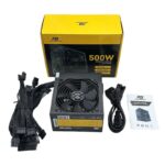PowerBoost PB500AR 500W APFC 2*PCI-E 6+2 Pin 12cm Siyah Fanlı  ATX Power Supply - PB500AR