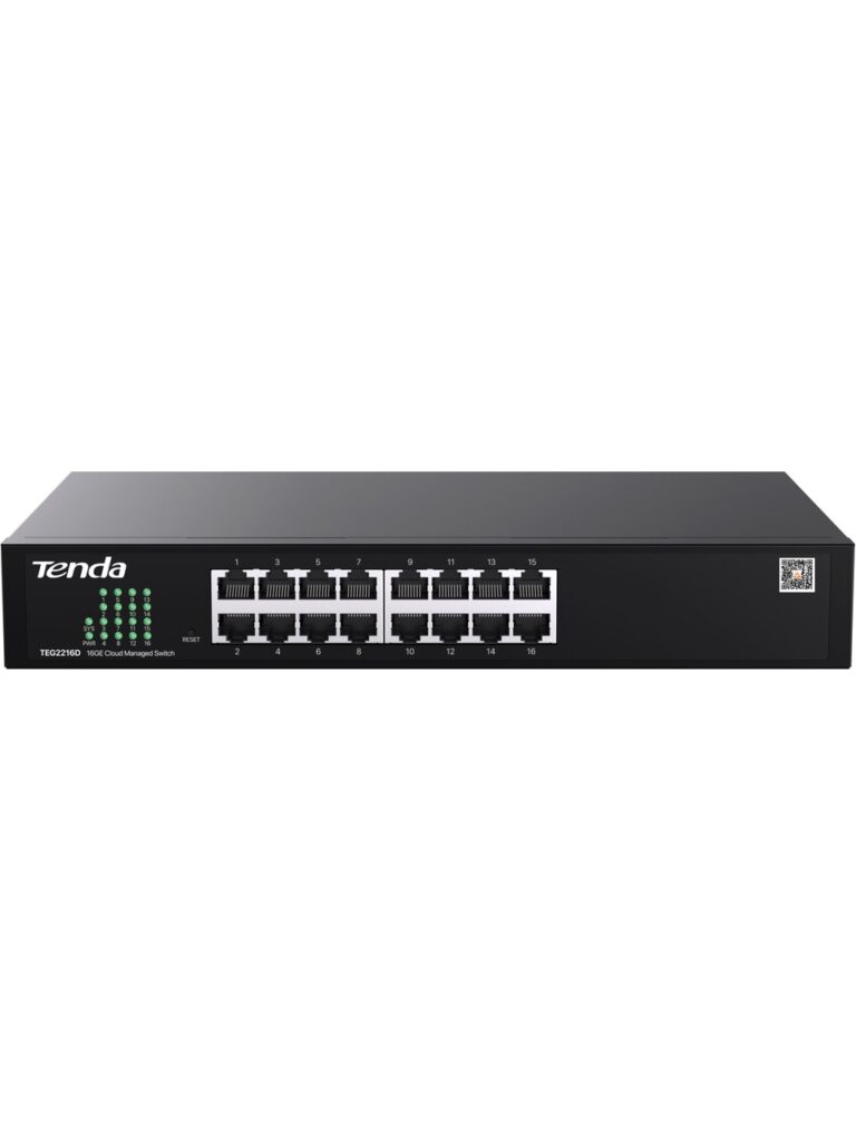 TENDA TEG2216D 16GE Port Cloud Yönetilebilir Switch - TEG2216D
