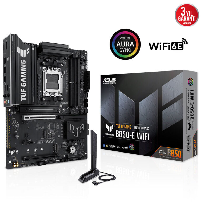 Asus TUF GAMING B850M-E WIFI AM5 DDR5 8000(OC) USB 3xM2 HDMI DP Gbit mATX - 90MB1LS0-M0EAY0