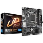 Gigabyte H610M-K-V2  DDR5 5600 1700P Ses+GLan HDMI DP M2 USB3.2 mATX - H610M-K-V2