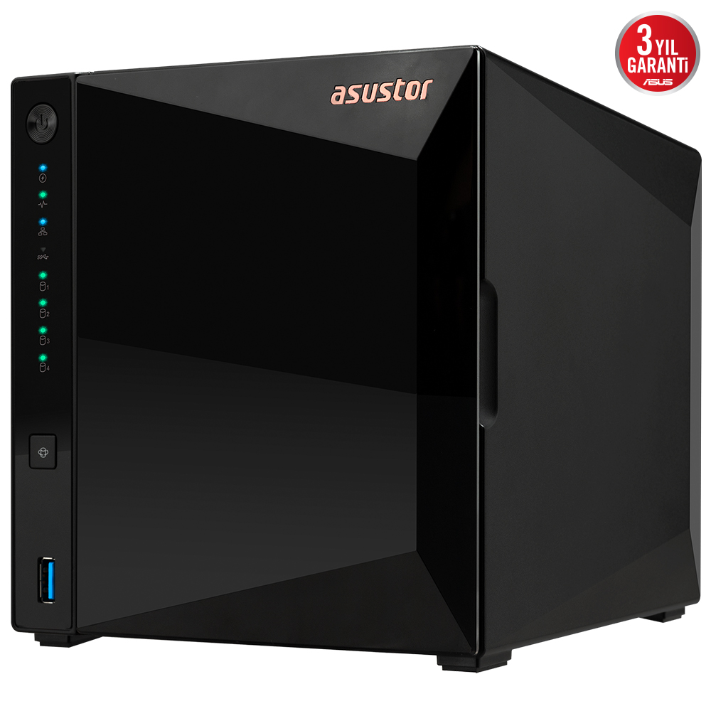 Asustor AS3304T V2 NAS (RTD1619B İşlemci Asustor AS3304T V2 NAS (RTD1619B İşlemci