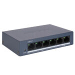 Hikvision DS-3E0106MP-E/M 4 Port PoE (45W) 10/100Mbps + 2FE Uplink Switch - Netw.Swt.PoeSw.0023
