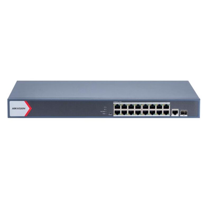 Hikvision DS-3E1518P-EI/M 16Port Gigabit 1x Sfp Poe Yönetilebilir 130W Switch - DS-3E1518P-EI/M