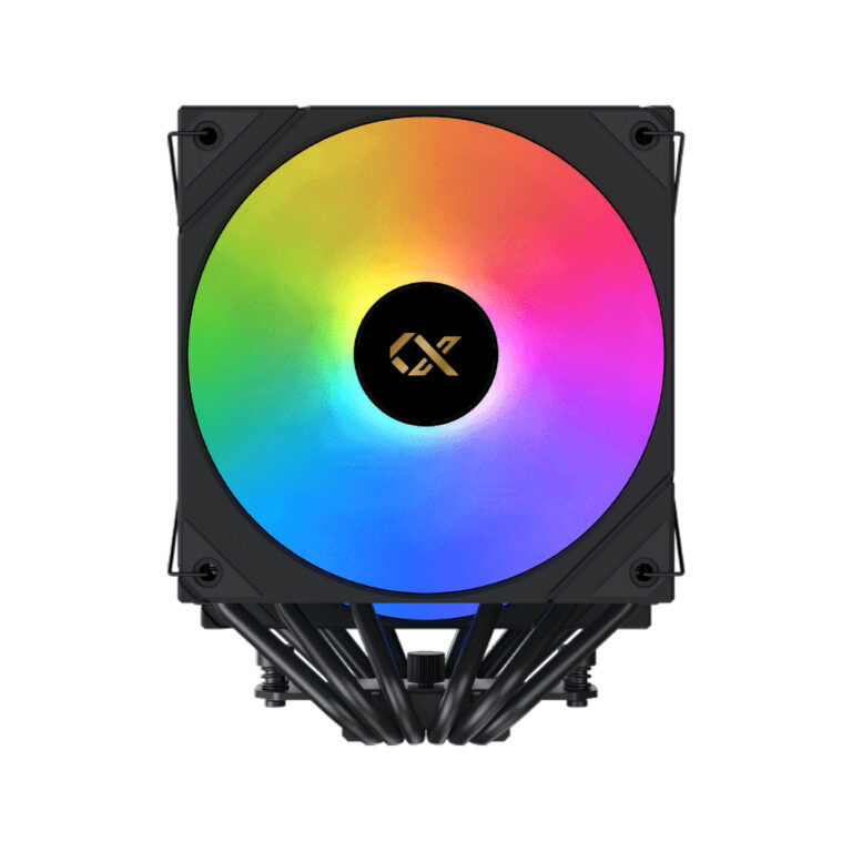 Xigmatek EN45844 AK6 Dual Fan 800-1800RPM LGA1700/1200/115x AM5/AM4 RGB CPU Fan - Bbi.Isl.Sog.0080