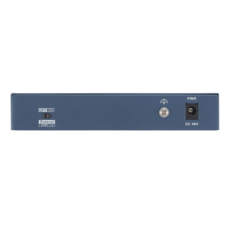 Hikvision DS-3E0106HP-E 4Port 10/100 Yönetilemez PoE 60W Switch - DS-3E0106HP-E