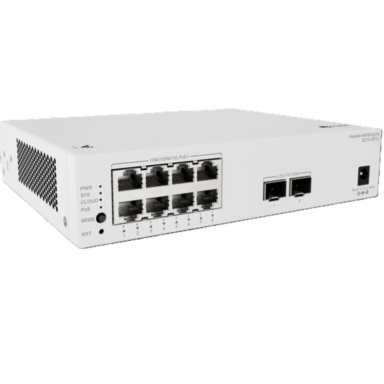 Huawei eKit S210-8P2J 8*GE 2*2.5GE Sfp 128W Poe+ Switch - S210-8P2J