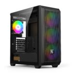 GameBooster E8501B 850W 80+ Bronze 4x12cm ARGB Fan Mesh Mid-T E-ATX Gaming Siyah - E8501B